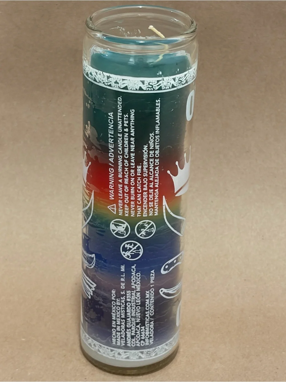OYA Multicolor Prayer Candle